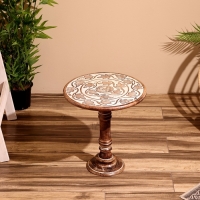 Столик кофейный 45х45х47 см, манговое дерево