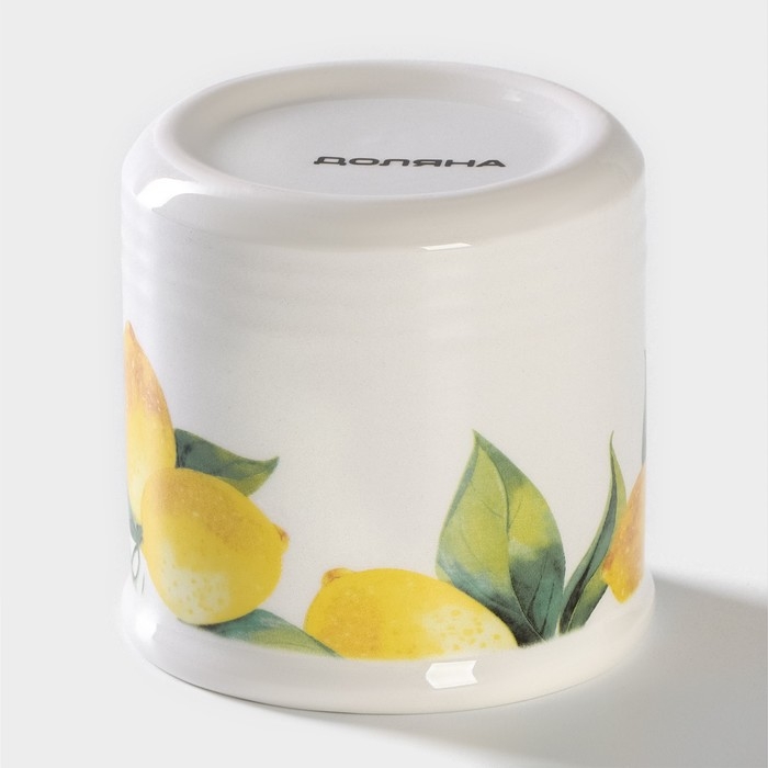 Сахарница Доляна &laquo;Лимон&raquo;, 150 мл, d=7 см