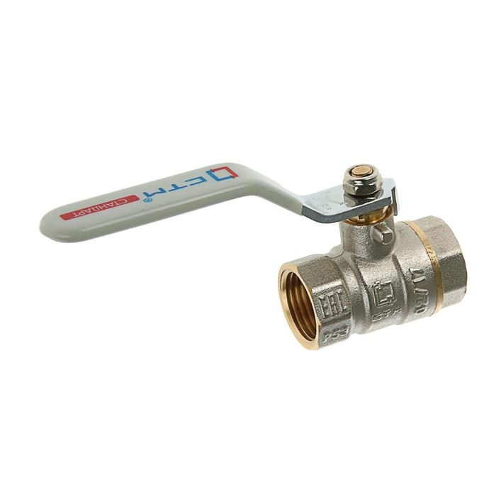 Кран шаровой Кран шаровой "СТМ" Стандарт, PN40, внутренняя/внутренняя резьба 1/2", рычаг