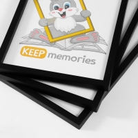 Набор фоторамок пластик L-3 21х30 см ( 3 шт.), чёрный Набор фоторамок пластик L-3 21х30 см ( 3 шт.), чёрный