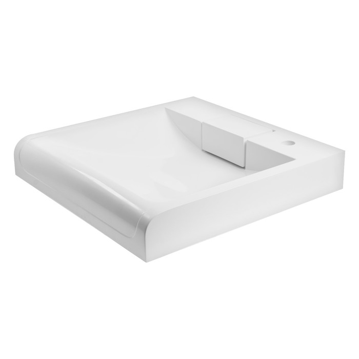 Раковина ZEIN Аврора V56D1, на стиральную машину, 600х600х105 мм, кронштейны