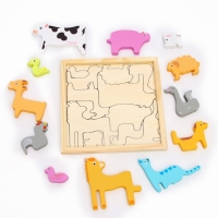 Пазл в рамке &laquo;Домашние животные&raquo; 16,6 &times; 16,6 &times; 1,2 см