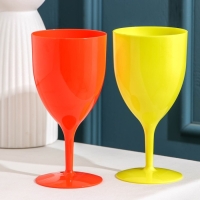 Бокал пластиковый &laquo;Салют&raquo;, 400 мл, цвет МИКС