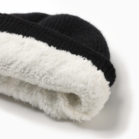 Шапка детская MINAKU, цвет черный, р-р 48-50 Шапка детская MINAKU, цвет черный, р-р 48-50