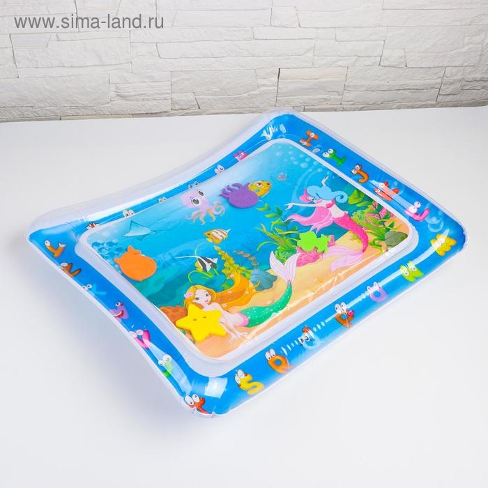 Акваковрик развивающий прямоугольный &laquo;Русалочка&raquo;