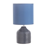 Лампа настольная "Каталина" 1х40Вт Е14 синий 13х13х25см Лампа настольная "Каталина" 1х40Вт Е14 синий 13х13х25см