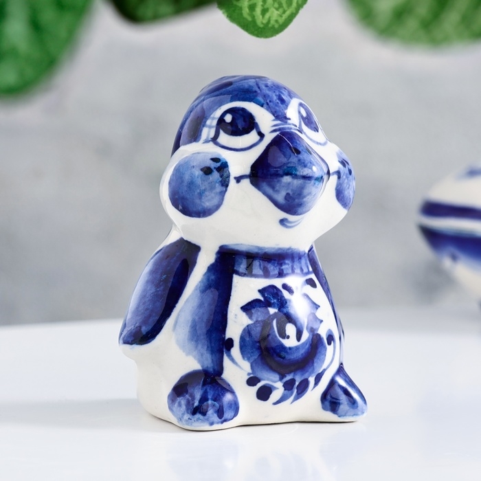 Сувенир &laquo;Пингвин&raquo;, 8 см, гжель