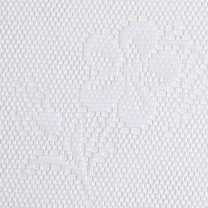 Штора на шторной ленте, размер 250х165 см, цвет белый, 100% полиэстер