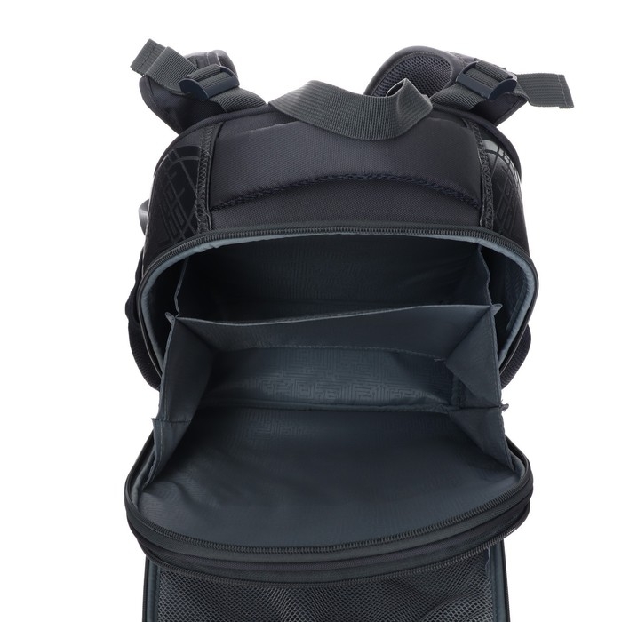 Рюкзак каркасный Hatber Ergonomic Classic My way, 37 х 29 х 17 см, синий