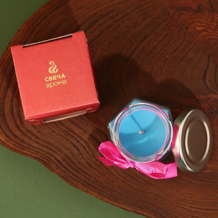 Новогодняя свеча в банке «Зима - волшебное время», аромат еловые ветки, 5,5 х 5 х 5,5 см. Новогодняя свеча в банке «Зима - волшебное время», аромат еловые ветки, 5,5 х 5 х 5,5 см.