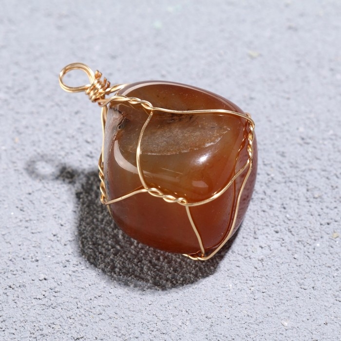 Брелок Брелок "Агат", в проволоке