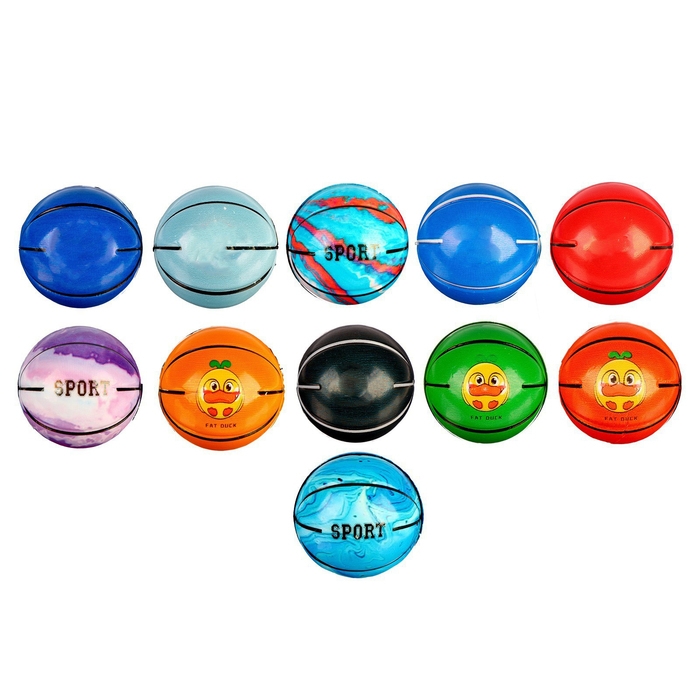 Мяч детский мягкий &laquo;Баскетбол&raquo; 6см , в шоубоксе