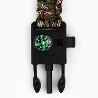 Браслет для выживания «Настоящему защитнику», 26 х 2,5 см. Браслет для выживания «Настоящему защитнику», 26 х 2,5 см.