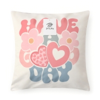 Чехол на подушку Этель "Good day", 40*40 см, 100 п/э, велюр Чехол на подушку Этель "Good day", 40*40 см, 100 п/э, велюр