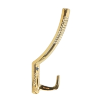 Крючок мебельный ТУНДРА TKT001, трехрожковый, золото Крючок мебельный ТУНДРА TKT001, трехрожковый, золото