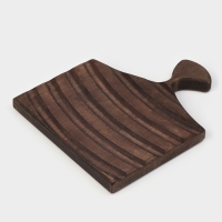 Доска разделочная для подачи Wild Kitchen, 26&times;22&times;2.5 см, граб темный