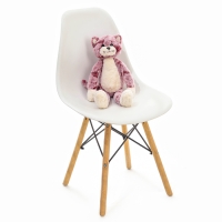 Мягкая игрушка «Кот», 50 см, цвет вишнёвый Мягкая игрушка «Кот», 50 см, цвет вишнёвый