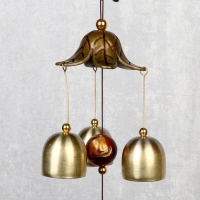 Музыка ветра металл "Карп" 6 колокольчиков 54 см Музыка ветра металл "Карп" 6 колокольчиков 54 см