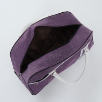 Сумка дорожная на колёсах, наружный карман, цвет фиолетовый Сумка дорожная на колёсах, наружный карман, цвет фиолетовый