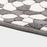 Коврик для ванной и туалета Доляна «Галька», 40×60 см, цвет серый Коврик для ванной и туалета Доляна «Галька», 40×60 см, цвет серый