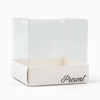 Коробка для кондитерских изделий Present, 10 х 10 х 10 см Коробка для кондитерских изделий Present, 10 х 10 х 10 см