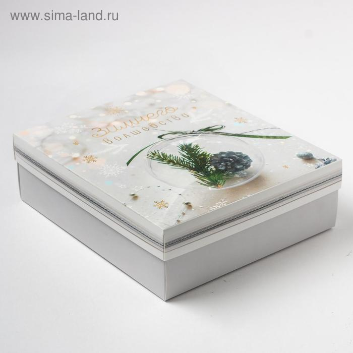 Новогодний подарочный набор "Зимнего волшебства", полотенце и аксессуары