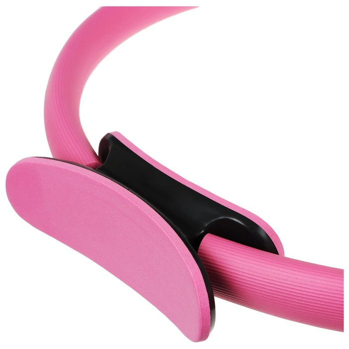 Кольцо для пилатеса ONLYTOP, d=37 см, цвет розовый Кольцо для пилатеса ONLYTOP, d=37 см, цвет розовый