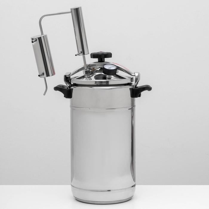 Автоклав-стерилизатор 2 в 1 &laquo;Домашний погребок&raquo;, 22 л, манометр, термометр, клапан сброса давления