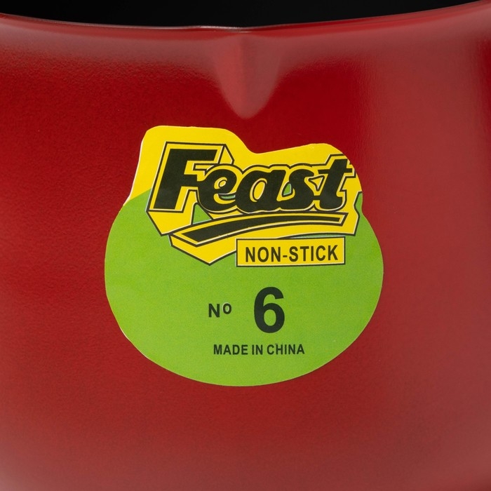 Турка &laquo;Корсика&raquo;, 450 мл, 20&times;9,5&times;7,5 см, пластиковая ручка, антипригарное покрытие, цвет чёрный