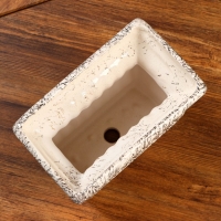 Кашпо &laquo;Античное&raquo;, коричневое, керамика, 1 л, 1 сорт, Иран