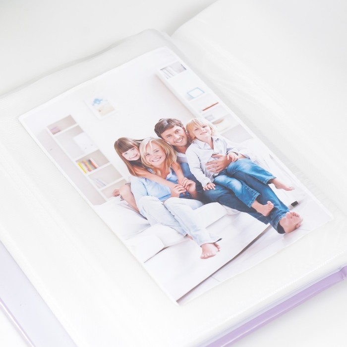 Фотоальбом на 100 фото 13х18 см "Зайчик" 19,5х15,5х4 см