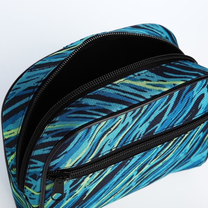 Косметичка на молнии, цвет голубой/бирюзовый Косметичка на молнии, цвет голубой/бирюзовый