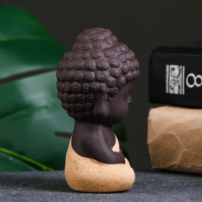 Фигурка Фигурка "Кудрявый Будда" 5х9см микс