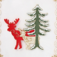 Скатерть Этель &laquo;Сказочная&raquo; с вышивкой, 120 х 150 &plusmn;5 см, п/э