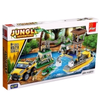 Конструктор Джунгли «База исследователей», 536 деталей Конструктор Джунгли «База исследователей», 536 деталей