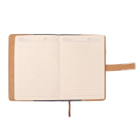 Органайзер А5, с хлястиком, 100 листов в линейку, обложка ПВХ, синий