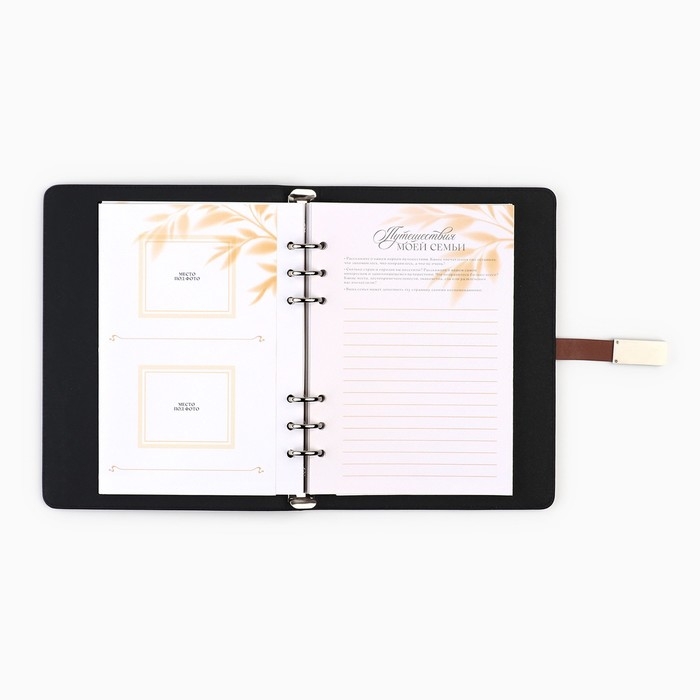 Родословная книга со встроенной флешкой 16 Gb &laquo;Наше фамильное дерево&raquo;, 17,5 х 23 см.