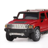 Машина металлическая Hummer H3 1:24 открываются двери, капот, свободный ход колёс, световые и звуковые эффекты Машина металлическая Hummer H3 1:24 открываются двери, капот, свободный ход колёс, световые и звуковые эффекты