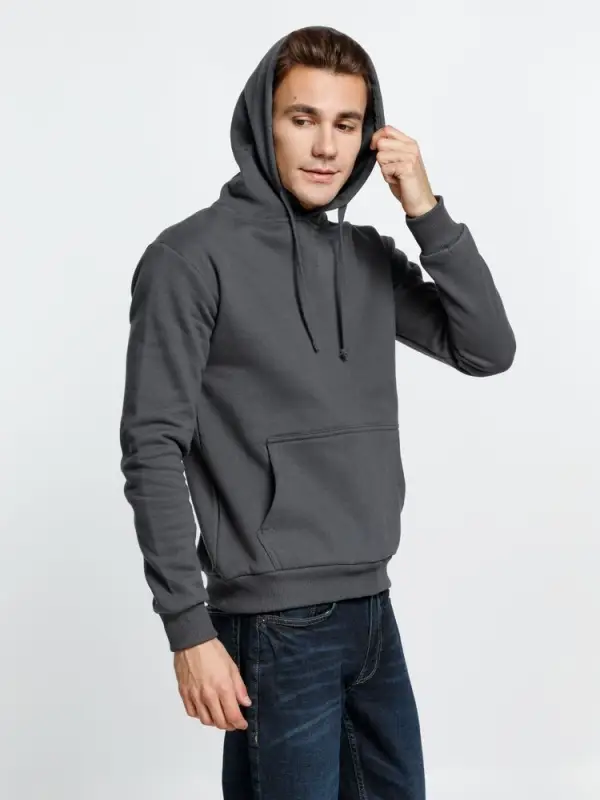 Худи Kirenga Heavy 2.0, темно-серое (графит), размер XL