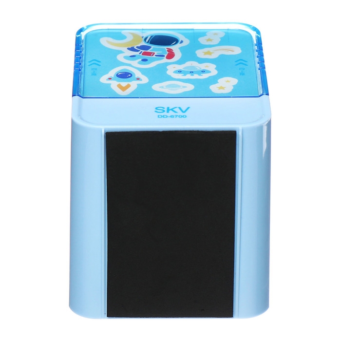 Точилка электрическая (батарейки в комплект не входят). работает от 2-х AA батареек Синий Точилка электрическая (батарейки в комплект не входят). работает от 2-х AA батареек Синий