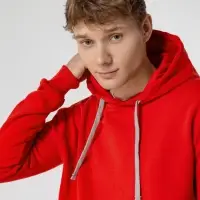 Толстовка с капюшоном Unit Kirenga Heavy красная, размер S