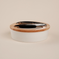 Орешница фарфоровая с орехоколом SL Home &laquo;Тренто&raquo;, 2 предмета: орешница, орехокол