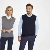 Жилет унисекс Gentlemen черный, размер XXs