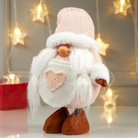 Кукла интерьерная "Бабусечка в розовом колпаке, с сердечком на переднике" 49х14х22 см Кукла интерьерная "Бабусечка в розовом колпаке, с сердечком на переднике" 49х14х22 см