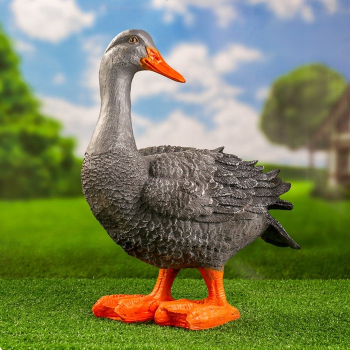 Садовая фигура Садовая фигура "Серый гусь" 45см