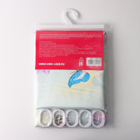 Штора для ванны Доляна &laquo;Бабочки в небе&raquo;, 165&times;180 см, полиэстер