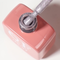 Гель лак для ногтей &laquo;CAT`S EYE PEARL&raquo;, 3-х фазный, 10 мл, LED/UV, цвет серебристый (60)