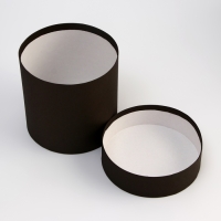 Шляпная коробка, черная, 13 х 13 см