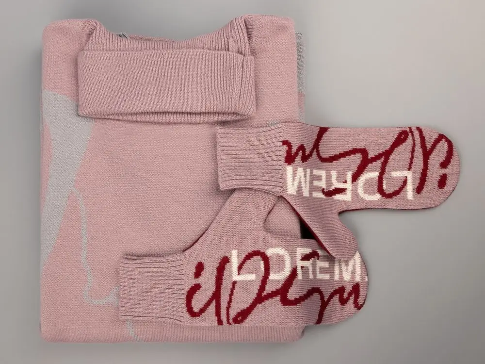 Варежки на заказ Mani, полушерсть, размер M