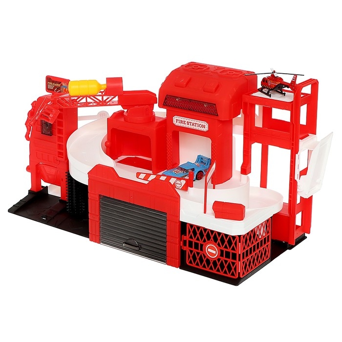 Парковка &laquo;Пожарный участок&raquo;, свет, звук, стреляет водой